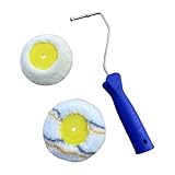 Mini-Trockenbau-Eckwalze - Farbroller-Ersatz, Ersatz-Lackierwalzen | Effiziente Ersatzrollen für Kanten, ideal für DIY-Wand-, Decken- und Zierleisten-Malprojekte