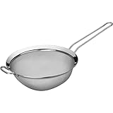 WMF Gourmet Küchensieb 20 cm, Sieb Edelstahl, Cromargan Edelstahl poliert, spülmaschinengeeignet