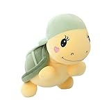 Njidher Schildkröte aus Plüsch – niedliches Schildkröten-Spielzeug – weicher dekorativer Begleiter für Zuhause