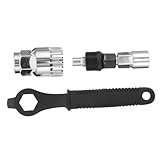 HOLIDYOYO Fahrrad Kurbelabzieher und Tretlager Werkzeug mit Langlebigem Material Einfach zu Bedienen Effizient für Montage und Demontage von Fahrradkurbeln Geeignet für Reparaturen zu Hause