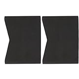 Trompedalstopper, Bassdrumblock | Trommelblock | 2X Pedalblöcke, Stoppt das Krabbeln und Ausrutschen von, funktioniert auf Trommelmatte, Trommelteppich und Teppich