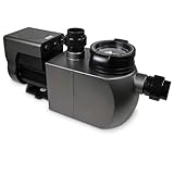 AquaForte Inverpro VS IP30 Poolpumpe - Leise & Energiesparend - Variable Drehzahl 1200-2900 U/min - Touchscreen - 30 dBA - Für Pools bis 80 m³