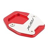 Für XADV-750 XADV 750 NC750X NC 750X 2021 2022 2023 Motorrad CNC Seite Stehen Pad Platte Ständer Enlarger Unterstützung Verlängerung(Red1)