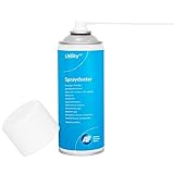 AF Utility Druckluftspray/Druckluftreiniger - Reinigungssprühdose - druckluftspray dose / Druckluft aus der Dose (Air Duster) – PC und Tastatur Reiniger – 1 x 400 ml Packung ADU400UT
