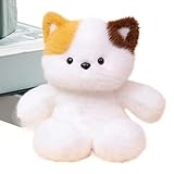 Mini-Plüschspielzeug – kleine Tierpuppen für | Bär Katze Plüsch weich zum Umarmen | Weiches Plüschkissen Dekoration Haus Spielkamerad für Erwachsene und Kinder