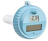 TFA Dostmann Ersatz Solar-Poolsender, 30.3216.20, digital, für TFA Funkstationen 30.3054 | 30.3056, mit Temperaturdisplay, türkis