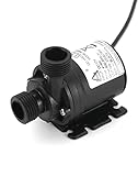 QWORK® DC 12V Wasserpumpe 800L / H 5M, Brushless Tauchwasserpumpe, für Brunnenpool Solarumlaufsystem Wasserzirkulationssystem