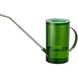 Lizbin Gießkanne für Zimmerpflanzen mit langem Auslauf, Pflanzengießkanne, kleine Gießkannen, Innengießkannen für Zimmerpflanzen, Blumen, Sukkulenten 1L / 34oz (Grün)