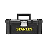 Stanley Werkzeugbox / Werkzeugkoffer (12.5', 32x18.8x13.2cm, Werkzeugkasten mit Metallschließen, Organizer für Kleinteile und Zubehör, entnehmbare Trage) STST1-75515