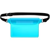 Waterproof Waist Pack, Waterproof Fanny, Cell Phone and Passport Wallet, 10.63x9.45 Inches, Dry Protector for Boating, Swimming, Snorkeling, Kayaking, Beach, Pool, Travel