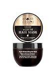 Argan Deluxe Haarmaske - Arganöl Haarpflege gegen Frizz, Spliss, geschädigtes Haar, Haarbruch - Shiny Hair mask für sehr trockenes Haar - Argan Öl Haarkur aus Marokko - 250 ml