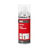 12x gorillas Klarlack 400 ml Hochglanz transparent -Profi-Qualität - witterungsbeständig, schnelltrocknend, einfache Verarbeitung, hohe Ergiebigkeit, Made in Germany