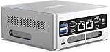 MINIS FORUM NPB7 Mini-PC Core i7-13700H mit 32 GB RAM, 512 GB SSD, 14C/20T, 2 x HDMI, 2 x USB4 (8K 60 Hz), 1 x USB Typ C, 4 x USB Typ A, 2 x 2,5 G RJ45 LAN