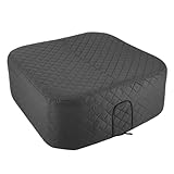 Spa-Abdeckung – isolierter thermischer Schutz, 57 Zoll | quadratische Whirlpool-Abdeckungen, faltbar und UV-beständig, für aufblasbare Srra, Hinterhof, Terrasse, Garten, Haus, Winter