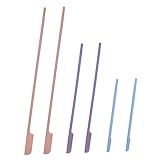 FOMIYES 6 Stücke Schönheit Schaber Make Up Spatel Lange Griff Flasche Schaber Silikon Schaber Silikon Spatel Lotion Spatel Silica Gel