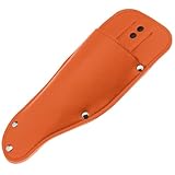 Hemobllo Scherenabdeckung Gartenschere beschneiden Hedge -Trimmer Gartenarbeit Werkzeug Zange Astschere Schutzhülle Abdeckung für Gartenscheren Astschere Fall Leder Orange
