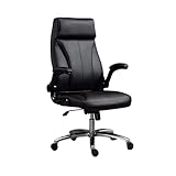 CYairong-22 Computerstuhl Executive-Bürostuhl, Verstellbarer Nickerchen-Computer-Drehstuhl, Business-Stuhl, Arbeitsstuhl mit hoher Rückenlehne Chefsessel(Schwarz)