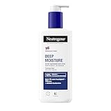 Neutrogena Norwegische Formel Deep Moisture Bodylotion (250 ml), sofort einziehende Körperlotion für 72h intensive Feuchtigkeit, nicht fettende Hautpflege Lotion für trockene Haut