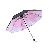 QSYJCCXD Regenschirme Mode Blumen Regenschirm Regen Frauen Blume Falten Regenschirm Parasol für Frauen Windprofessionelles Regenschirme weiblich (Farbe: a) (a)
