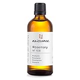 Naissance Rosmarinöl (Nr. 108) - 100ml - 100% Naturreines Rosmarin Ätherisches Öl für Naturkosmetik - Haare Wachstum, Aromatherapie, Duftlampe - Duftöl für Aroma Diffuser