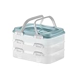 Domotti Behälter für Lebensmittel auf DREI Ebenen Dolce Mix