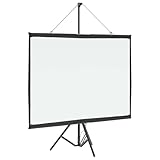 vidaXL Beamer Leinwand mit Stativ 50 Zoll 4:3, Projektionswand, Heimkino-Leinwand, Rolloleinwand