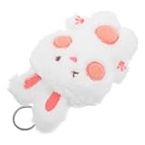 Ipetboom Kaninchen Schlüsselanhänger Plüschtier Rucksack Dekoration Weicher Anhänger Plüsch Niedliches Accessoire für Taschen Schlüssel Verspielte Dekoration