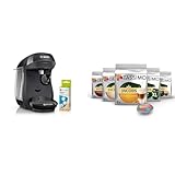Bosch Tassimo happy friendly Kapselmaschine TAS102EA mit Tassimo Kapseln Probierbox, Vielfaltspaket, 64 Pads
