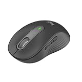 Logitech Signature M650 Kabellose Maus - für kleine bis mittelgroße Hände, 2-Jahres-Batterie, Leise Klicks, Anpassbare Seitentasten, Bluetooth, Kompatibilität mit mehreren Geräten - Graphit
