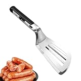 Grillzange – Edelstahl Anti-Verbrühungsclip und Radwender Eier | Grillzange und Grillspachtel, Voor Autostoel Wandelspeen Kinderreis Speelgoed Zintuiglijk Spel