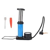SUNGOOYUE Mini -Fahrradpumpe mit Maßstab, Tragbarer Bodenradpumpe Luftdüsenwandler -Reifeninflator mit Hohem Druck 120psi für Fahrräder Motorräder Autos