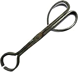 ZYGPH Schmiedezange, Rundmaul, Schmiedezange, Rundzange, Eisenzange, manuelle Klemme für Amboss, Schraubstock, Schmiede, handgeschmiedet, Ingenieur, Schmiede, Schmiedewerkzeuge, 43 cm, 0,5 kg