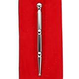 JHKNNK Physiotherapie Massagegerät Akupressurstab aus Metall Silber Gesichtsmassage Stift zur Schmerzlinderung und Muskelstimulation Triggerpunkt für Rücken Nacken und Ganzkörperpflege