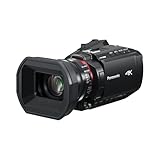 Panasonic HC-X1200E 4K 60p Palm-Style Camcorder with 25mm Wide-Angle Lens, 24x Optical Zoom, 5-Axis Hybrid OIS, USB PD, Black
