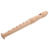 iplusmile Kinderblockflöte aus Holz Klarinette für Anfänger Musikinstrument Lernspielzeug mit Glatter Oberfläche und Sicherer Verarbeitung Rhythmus und Hörvermögen