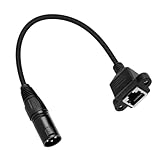 Generico Konverterkabel Buchse, Netzwerkkabel RJ45 - Netzwerkstecker weiblich für RJ45 Adapterkabel | des Konverters Audio Verlängerung für Theater