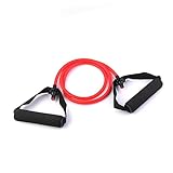 Milisten 2Stücke Widerstandsband Multifunktionale Fitnessbänder Für Krafttraining Und Yoga Elastische Expander Mit Komfortablen Griffen Gelb Rot