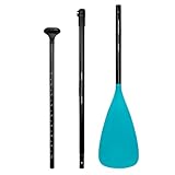 Board Paddles - Schwimmendes Aluminium-Paddel | 3 Abschnitte Abnehmbares Kajak Paddleboard | Verstellbares wiederverwendbares Wassersportzubehör | Kanuzubehör für Outdoor-Aktivitäten, Meeresabenteuer