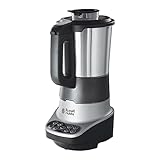Russell Hobbs Multikocher [2in1: Suppenkocher und Mixer] Soup Maker (vollautomatischer Standmixer mit Kochfunktion für Suppen und Babynahrung, Smoothie, 8 Programme, 1,75l) Suppenzubereiter 21480-56