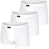 GÖTZBURG Herren Boxershorts (DE/NL/SE/PL, Alphanumerisch, XL, Regular, Regular, 3 x weiß)