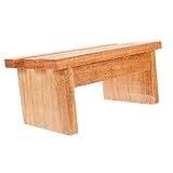 Homoyoyo Fußhocker für Sauna und Bad Multifunktionale Fußstütze Rutschfester Holzfußschemel für Schlafzimmer Wohnzimmer Küche Badezimmer und Wellnessanwendungen
