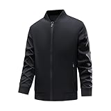 Outdoorjacken Herren Herren Sommer Jacken Lange Steppjacke Herren Steppjacke Winter Herren Leichte Sportjacke Herren Warme Jacke Regenjacke Herren Test Fliegerjacke Herren Luxus Lammfelljacke Herren