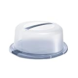 Rotho Cool & Fresh Tortenglocke mit Kühlung, Kunststoff (PP) BPA-frei, blau/transparent, (38.0 x 34.0 x 16.0 cm)