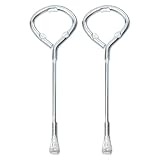 Ipetboom 2 Stück Metall Dosenöffner Farböffner 5L Eimer Deckelheber Lebensmittelecht Rostfrei Kompakt für Camping und Reisen