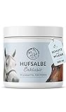 Annimally Hufbalsam für Pferde 500 ml Hufpflege für gesunde Hufe I Huffett für Pferde hält Besser als Huföl I Hufsalbe & Huffestiger gegen trockene rissige Hufe - Für gesundes Hufwachstum