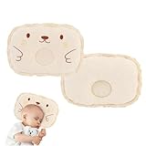 Mandarinmelon Babykissen – Kissen für Babys von 0 bis 3 Jahren zur Vorbeugung und Behandlung von Plagiozephalie – kippsicheres Kissen für Neugeborene, Kissen für Wiege, Bett, Kinderwagen, Reisen