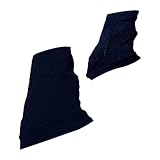 perfk Eiskunstlauf-Beinlinge, Eislaufsocken, dekorative, leichte Wärmesocken, elastisch, für Party, Workout, kaltes Wetter im Winter, Schwarz, M