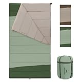 Naturehike YC Breiterer Schlafsack 2 Personen Deckenschlafsack 3-4 Jahreszeiten für Erwachsene Kinder Warm Waschbar Tragbar Baumwollschlafsäcke für Camping, Reisen und Outdoor-Aktivitäten