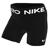 Nike Damen Pro 365 Shorts, Black/White, L