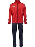 hummel Herren Ensemble Promo Poly Track suit, TRUE RED/MARINE, XXL EU